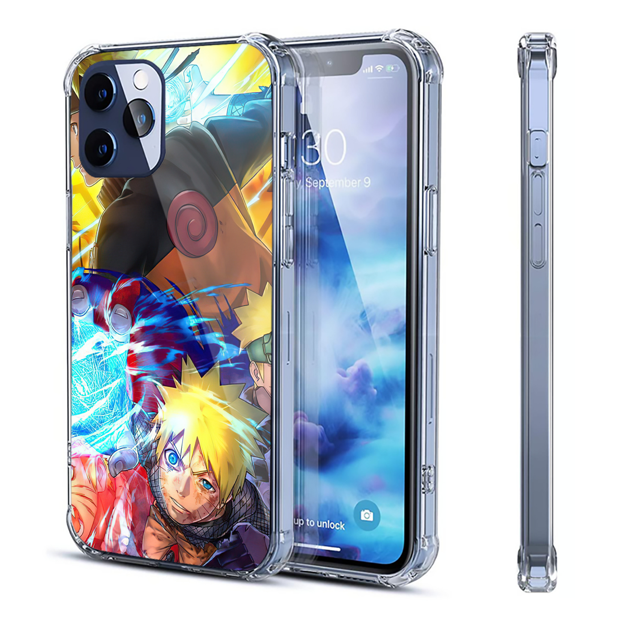 （画像用） NARUTO -ナルト- NARUTO -ナルト- 疾風伝 【iPhone 12シリーズ対応】透明スマホケース（クリアソフトケース）